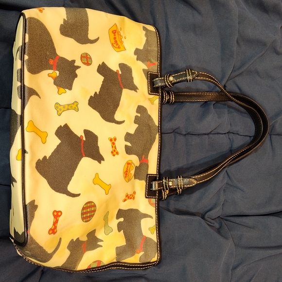 Dooney & Bourke Scottish Terriers/Scottie Dogs Tote Bag shoulder bag purse - Picture 2 of 7